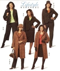 4623 JACKET LENGTHS, SKIRT, PANTS LENGTHS,HAT PATTERN 18W-32W